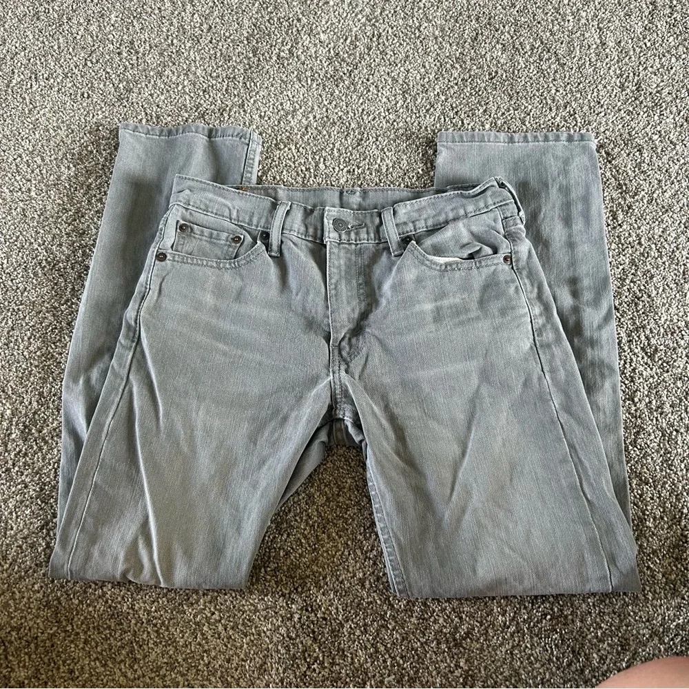 [Levi’s] Gray Straight Leg Jeans W30 L30